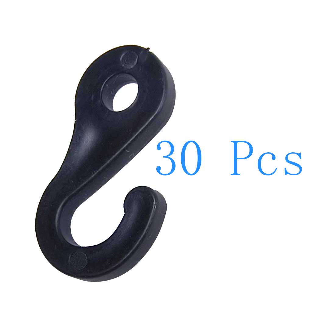 Hook Eye Fastener - 30/50/100 Stücke Kunststoff Auge Karabinerhaken Clip