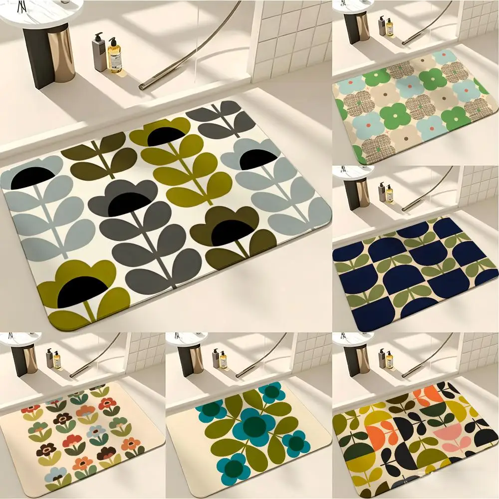 Century Textile & Sewing Supply By Owner - Retro Mid-Century Modern Bodenmatte, Saugfähige Rutschfeste