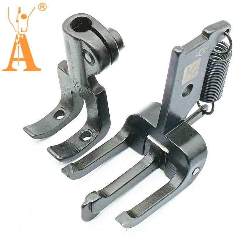 Sewing Machine Needle - Gehfuß-Set mit Mittelführung für Doppelnadel-Nähmaschinen, passend