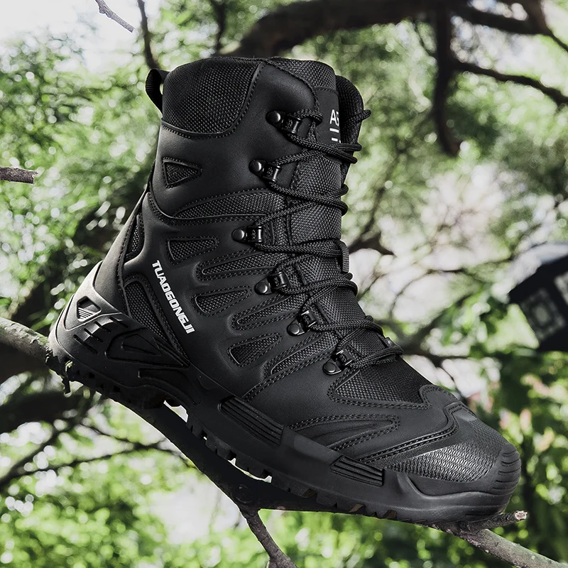 Sewing Garment - Herren Outdoor Wandern Taktische Stiefel Knöchel
