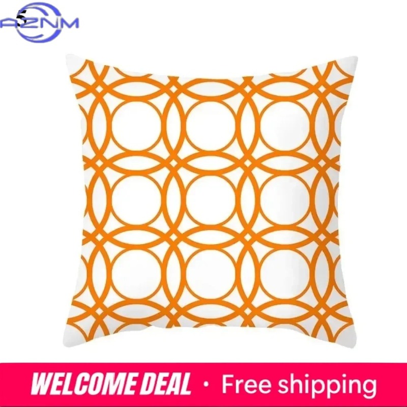 Boho Orange Abstrakter Kissenb – Century Textile & Sewing Supply By Owner Bewertung und Preis