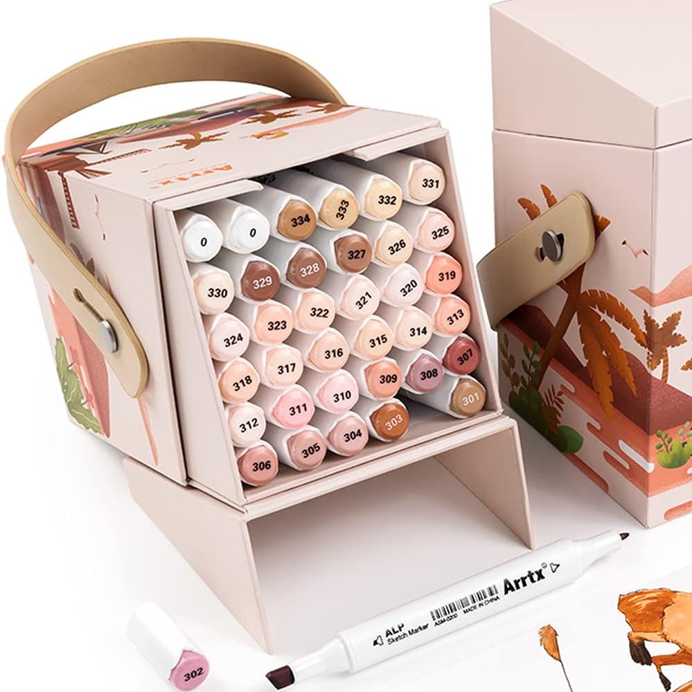 Arrtx ALP 36 Farben Hautfarben – Copic Marker Sketch Bewertung und Preis