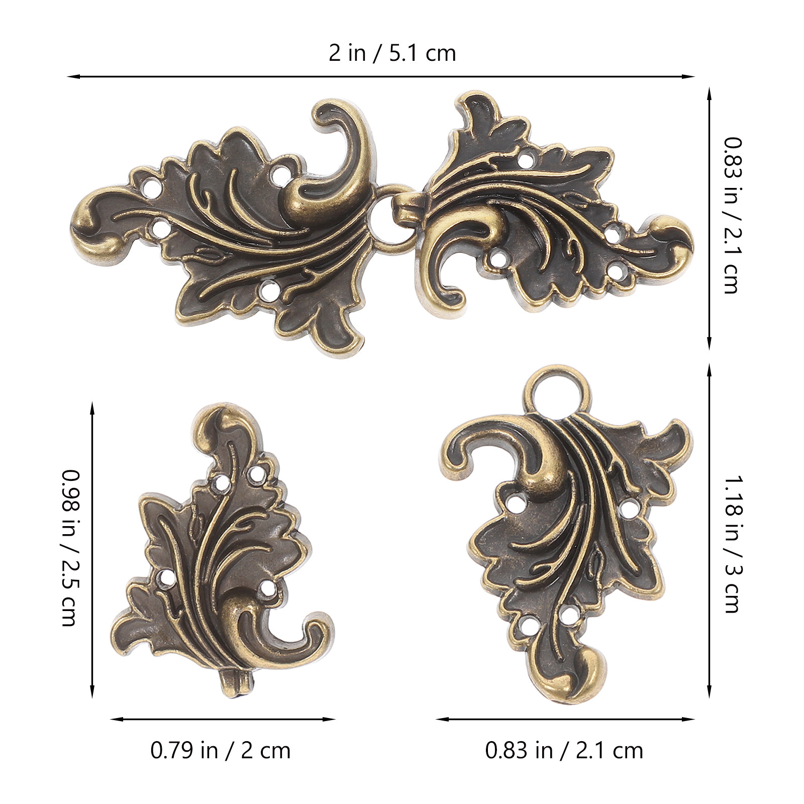 4 Stück Metallhaken und Ösen i – Hook Eye Fastener Bewertung und Preis