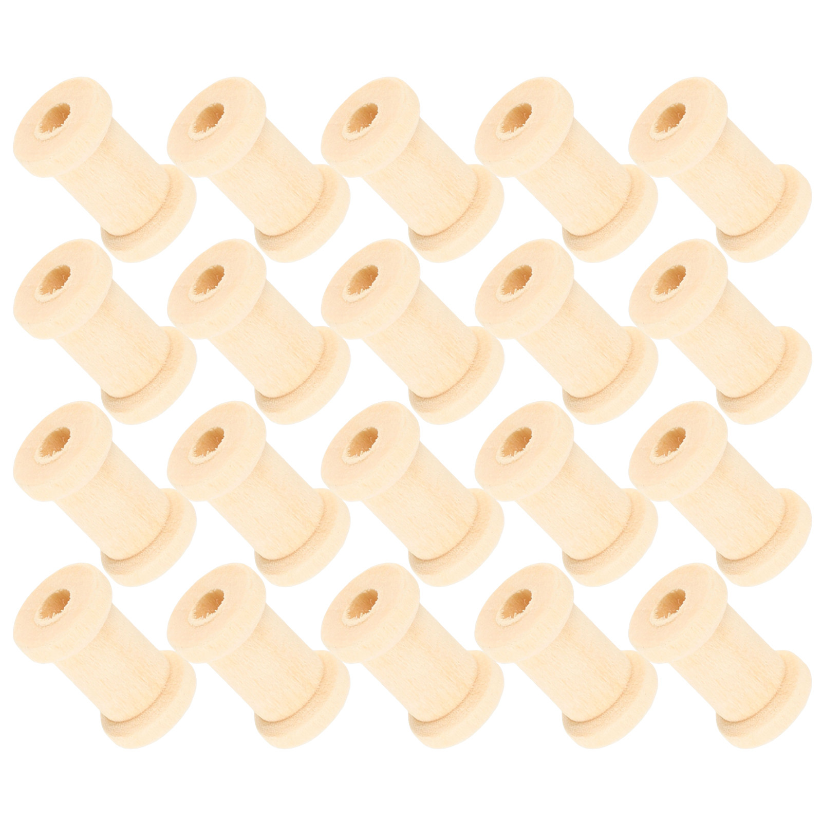 100 Stück Holzgarnspulen 0,75x – Thread Bobbins Empty Bewertung und Preis