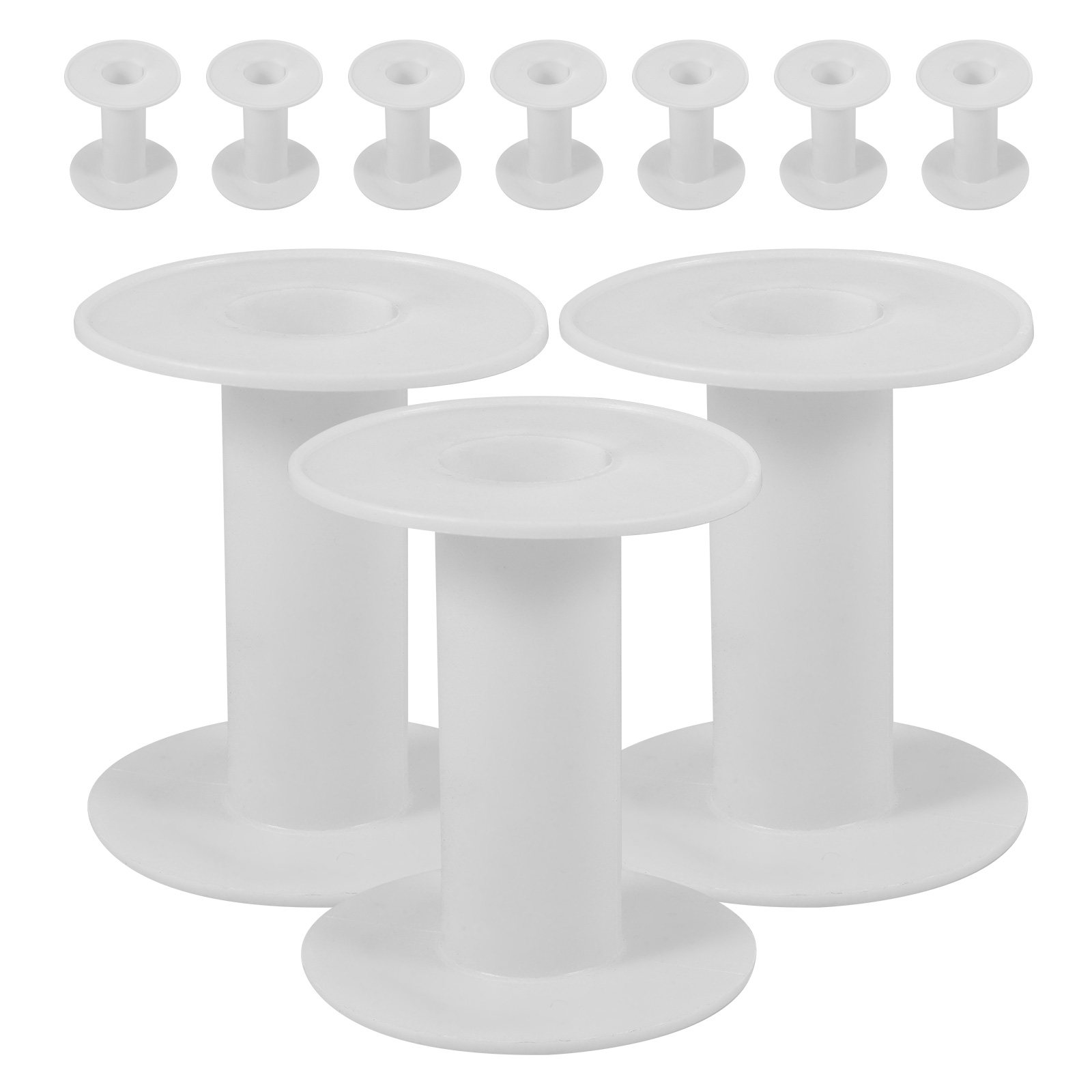 10 Stück Kunststoffspulen, wei – Thread Bobbins Empty Bewertung und Preis