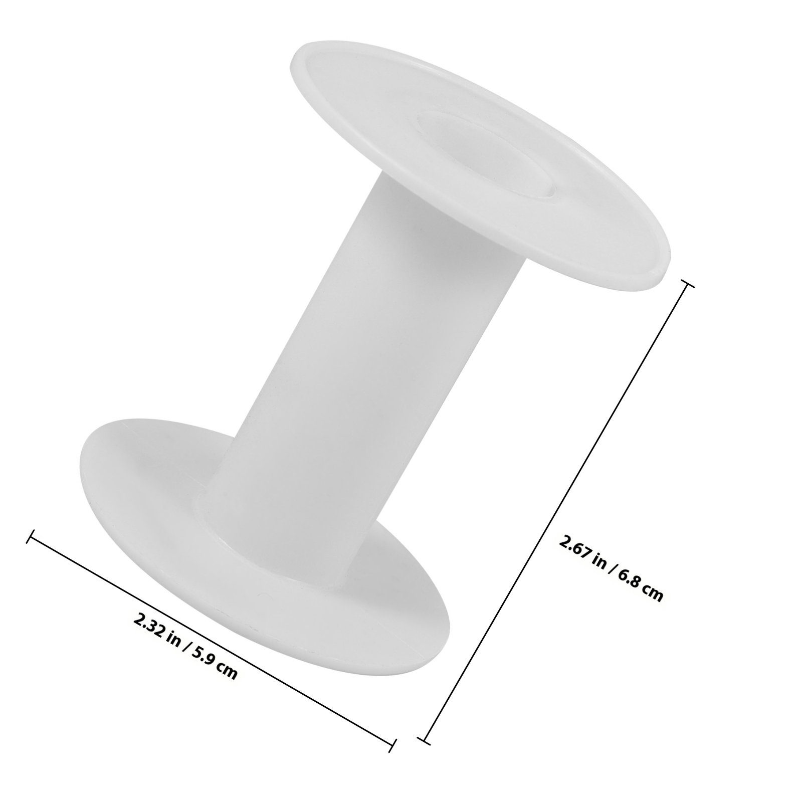 10 Stück Kunststoffspulen, wei – Thread Bobbins Empty Bewertung und Preis