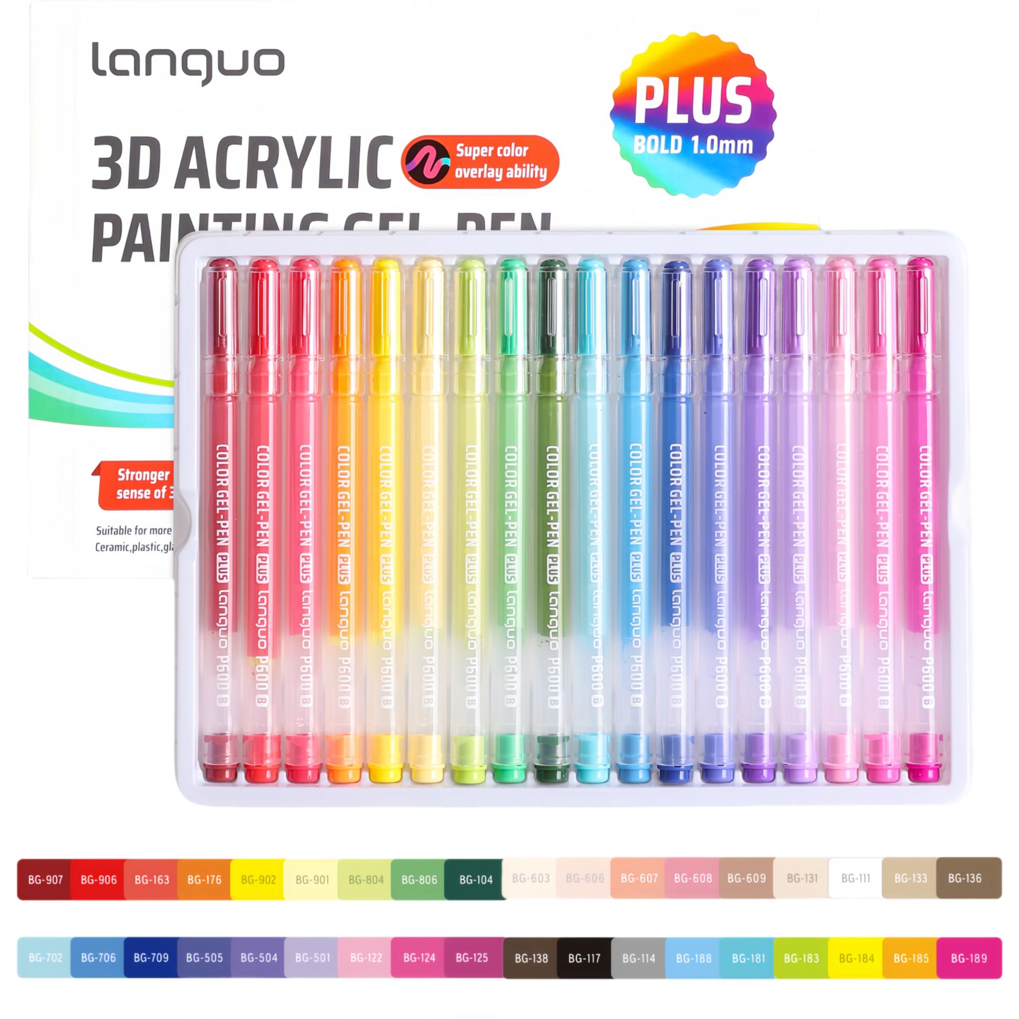 Languo 54-Farben 3D-Effekt Acr – Copic Marker Sketch Bewertung und Preis