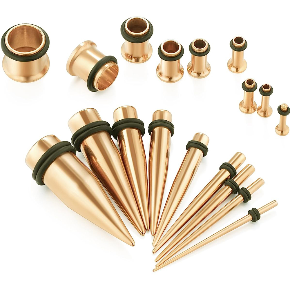 9 Paar Edelstahl-Ohrkegel-Dehn – Seam Gauge Metal Bewertung und Preis