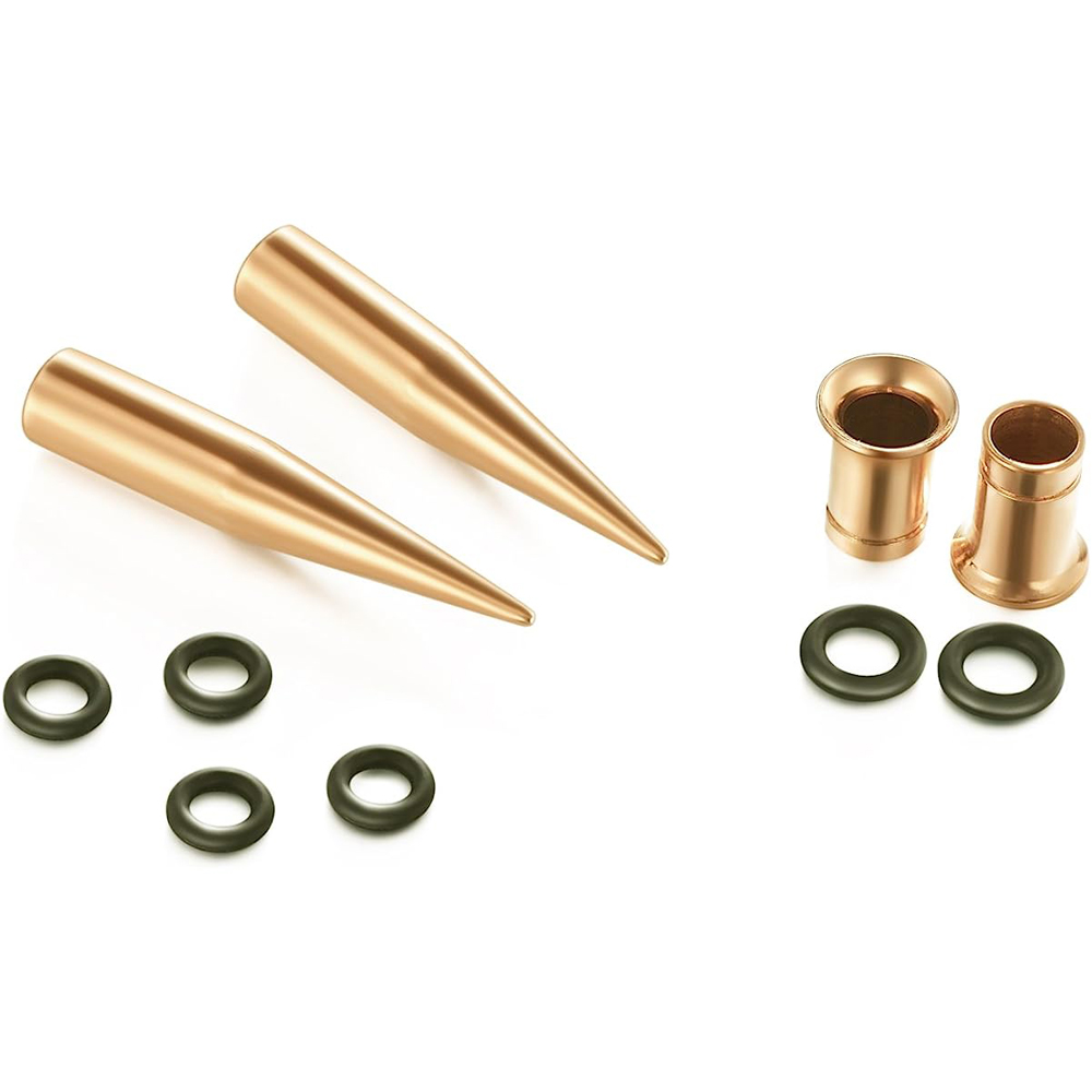 9 Paar Edelstahl-Ohrkegel-Dehn – Seam Gauge Metal Bewertung und Preis
