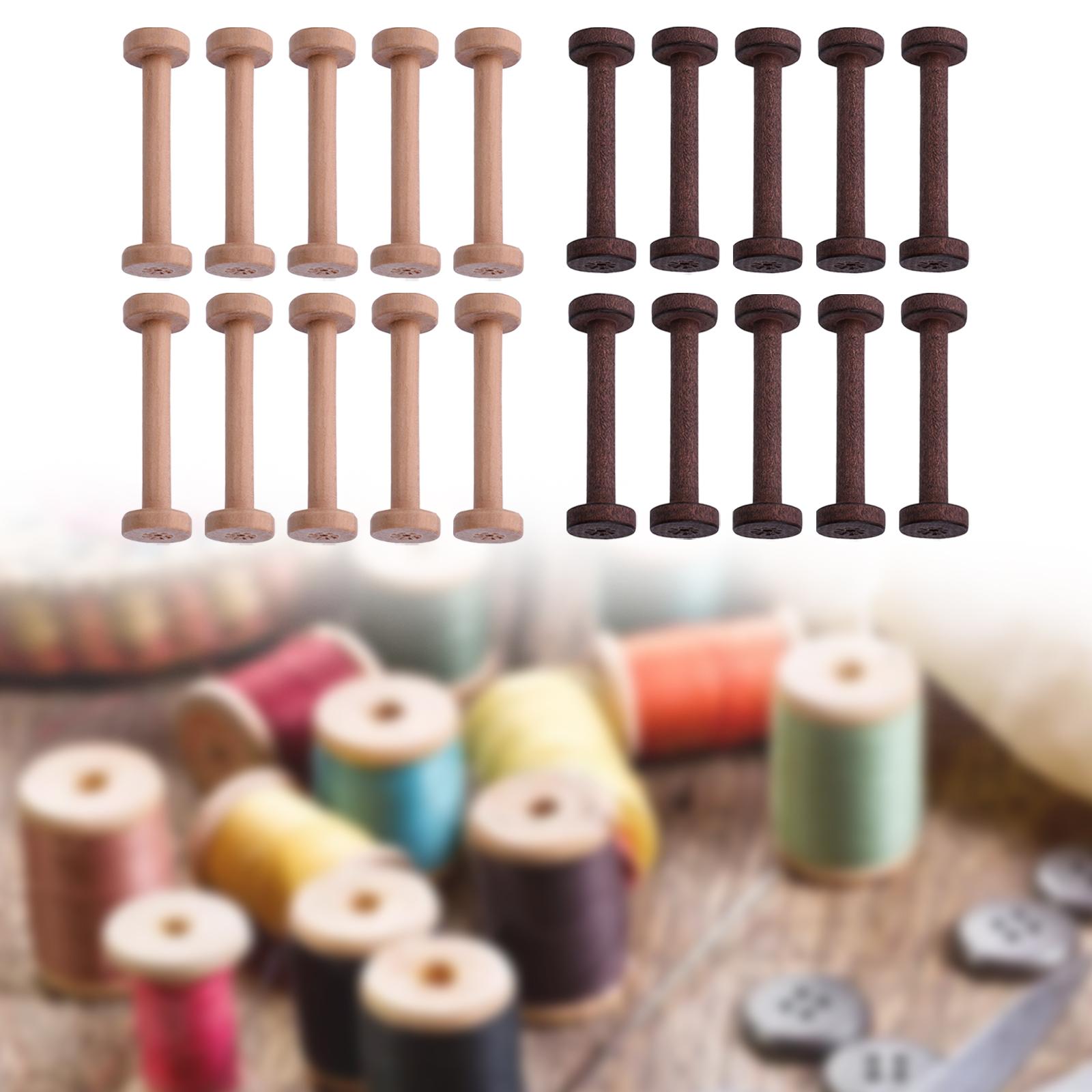 Holzspulen 10 Stück, glatte Ob – Thread Bobbins Empty Bewertung und Preis