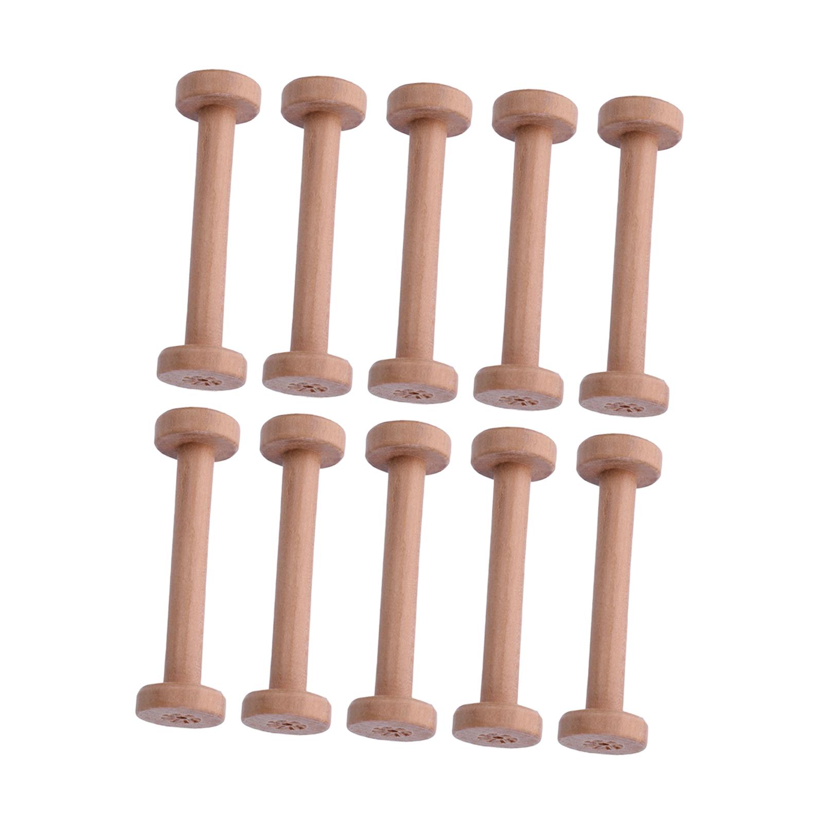 Holzspulen 10 Stück, glatte Ob – Thread Bobbins Empty Bewertung und Preis