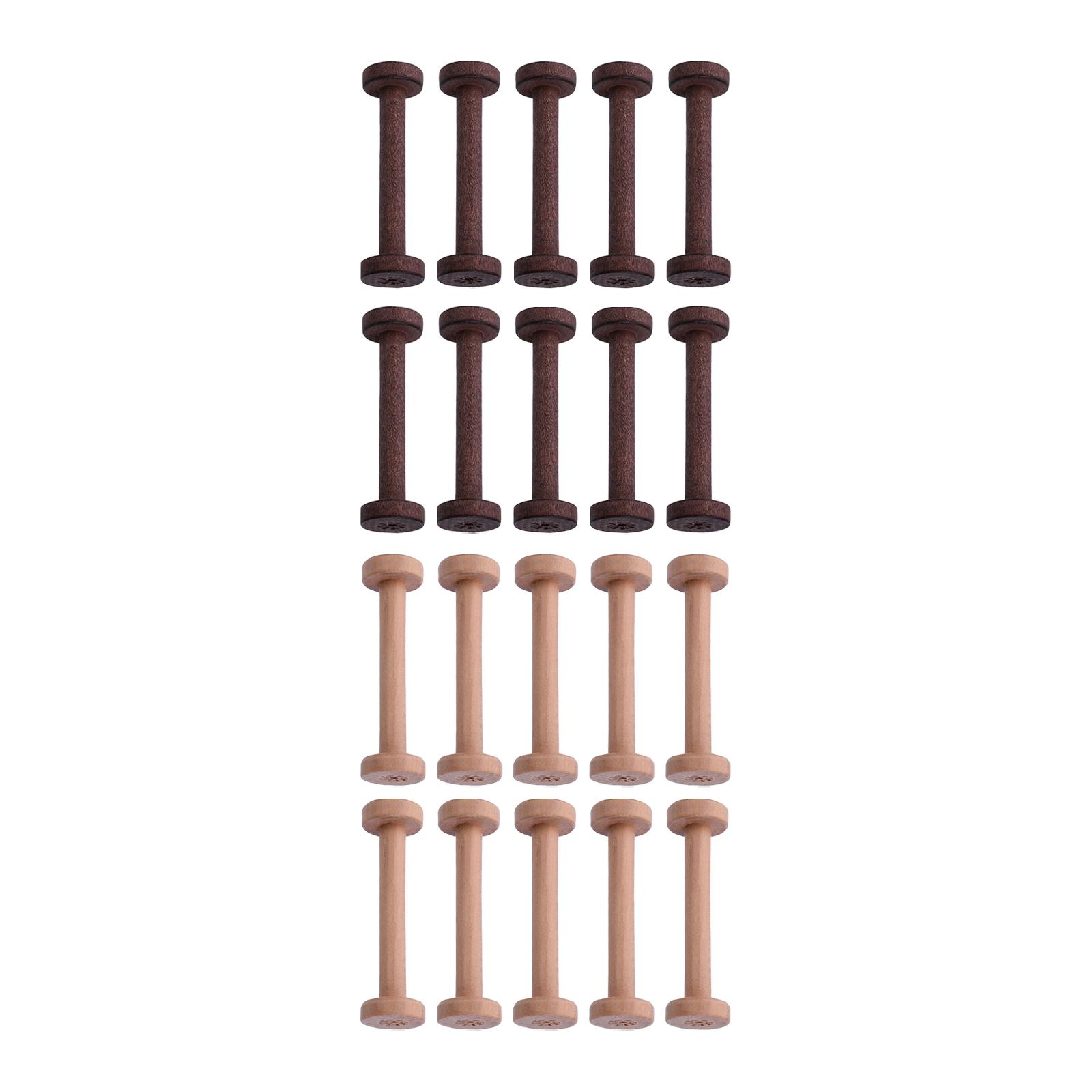 Holzspulen 10 Stück, glatte Ob – Thread Bobbins Empty Bewertung und Preis