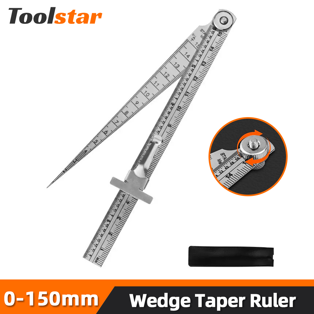 Toolstar Keilkegel-Lineal, Ede – Seam Gauge Metal Bewertung und Preis