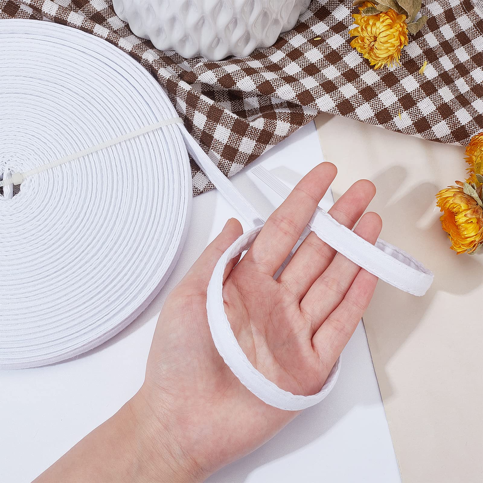 15mm Baumwollüberzogene Polyes – Sewing Garment Bewertung und Preis