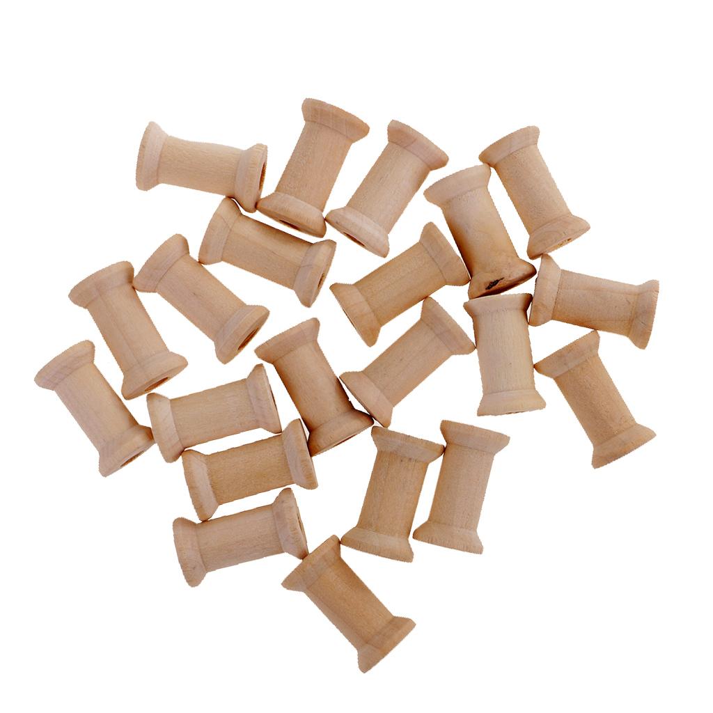 Holzspulen-Set, 20 Stück, für  – Thread Bobbins Empty Bewertung und Preis