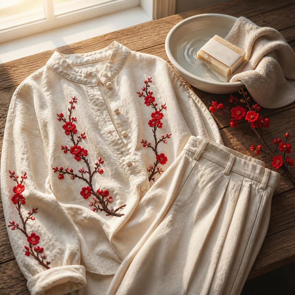 DIY-Kirschblüten-Aufnäher zum  – Sewing And Textile Bewertung und Preis