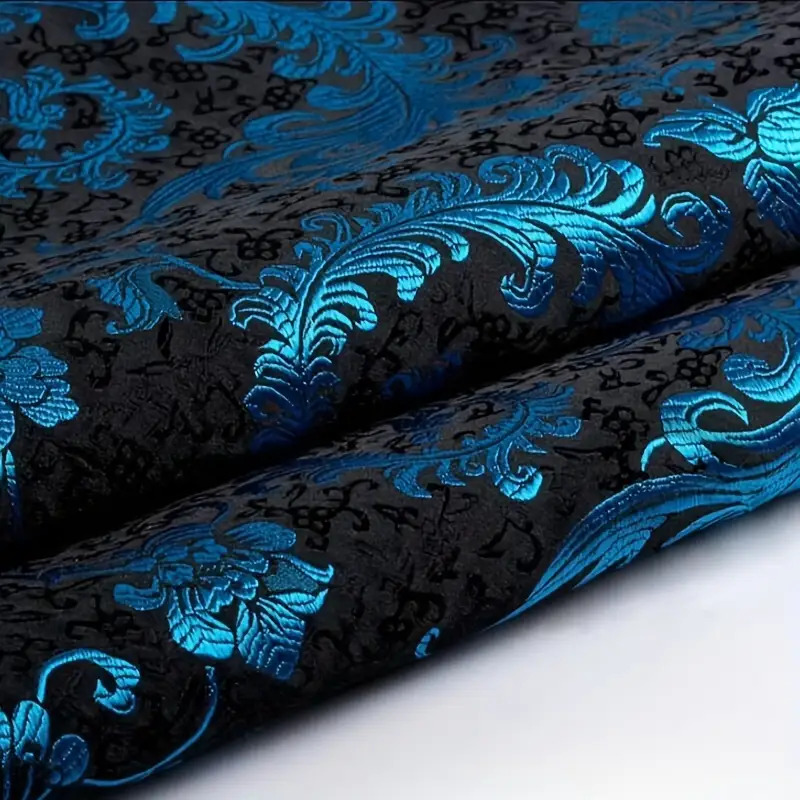 3D Blauer Phönixschwanz-Brokat – Sewing Garment Bewertung und Preis