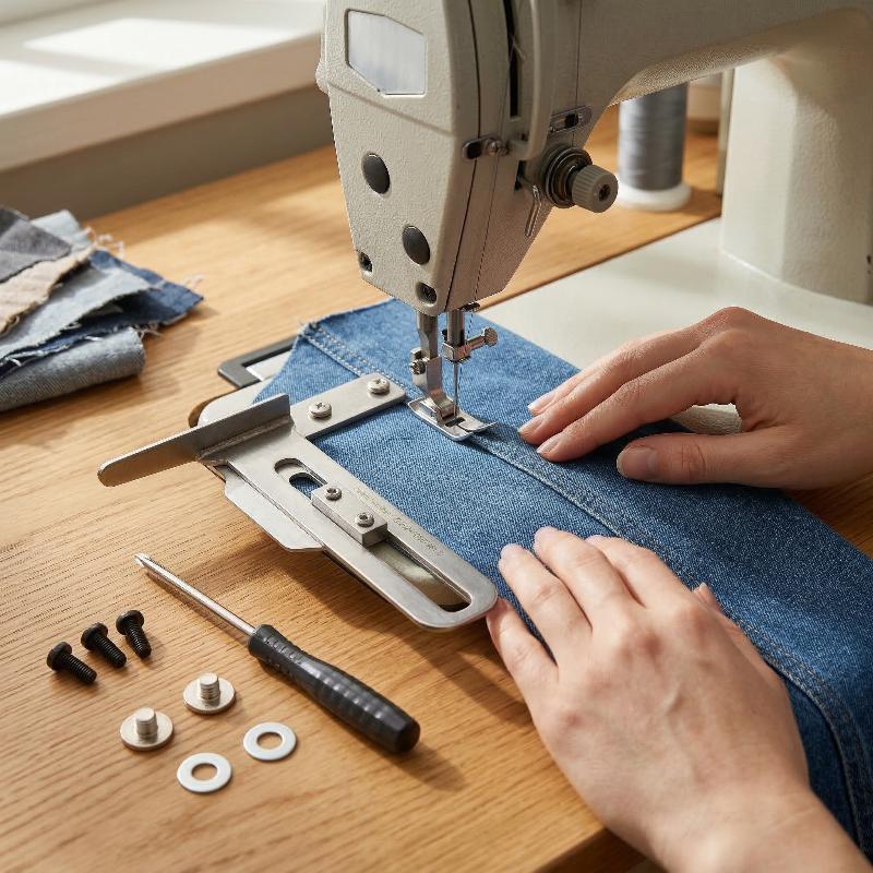 Dreinadel-Fünf-Faden-Zickzack- – Sewing And Textile Bewertung und Preis