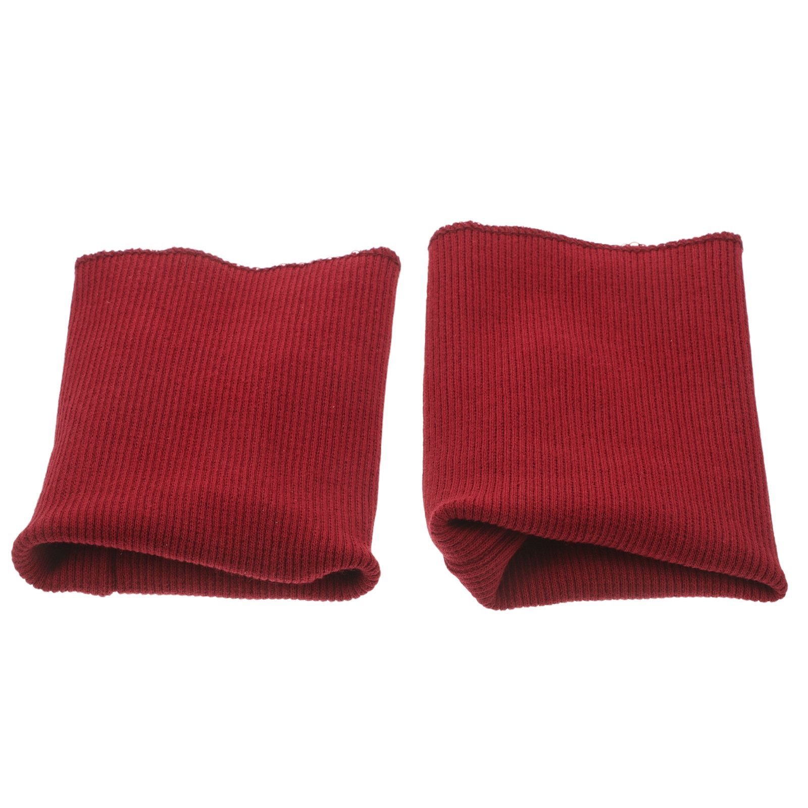 1 Paar dunkelrote gerippte Str – Sewing And Textile Bewertung und Preis
